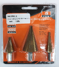 JGO DE BROCAS ESCALONADA P METAL X3PCS