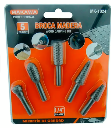 JGO BROCAS ESCOFINA ROTATICA 5PCS MADERA MAK