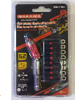 JGO PUNTA DESTORNILLADOR CON ACOPLE GIRATORIO POR 10PCS MAKAWA
