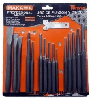 JUG PUNZONES CINCEL X16 PCS MAKAWA