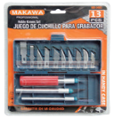 JUG CUCHILLO GRABADOR X13PCS MAKAWA