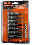 JGO DADOS PUNTA HEXAGONAL POR 7PCS 1/2" H5,6,7,8,12,14,17 DR MAKAWA