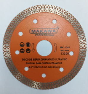 DISCO DIAMANTADO 115MM ULTRA FINO MAKAWA