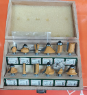 JGO CUCHILLOS FRESADORA 12PCS MAKAWA