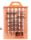 JGO PUNTA DESTORNILLADOR X5PCS 100MM MAKAWA