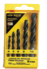 JGO BROCAS P FIERRO 5PCS HSS 4-10MM NEVA
