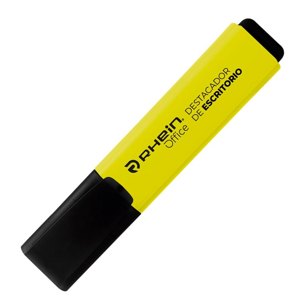 Destacador de Escritorio Punta Biselada Amarillo