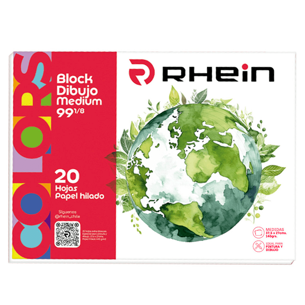 Block Dibujo Medium 99 1/8 20 Hojas
