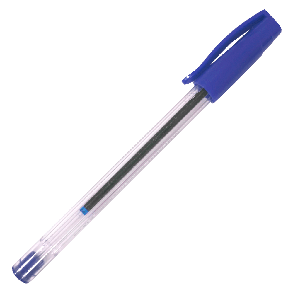 Lápiz Pasta Punta Metalica Punta Media Azul 1,0 Mm 1 Unidad