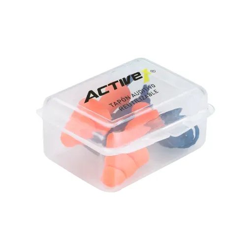 Tapón Activex Silicona con Caja y Cordón 24 dB