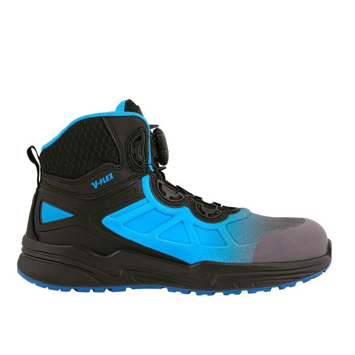 Botín De Seguridad V-Flex V93 Thinsulate® Boa Negro/Azul
