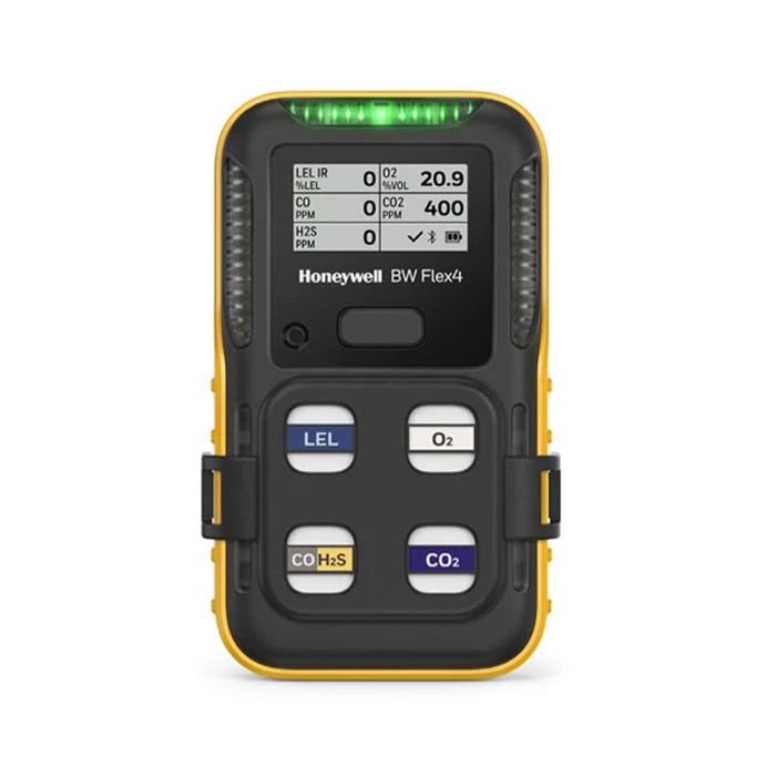 Detector BW Multigas Flex para medición LEL-O2-CO-H2S