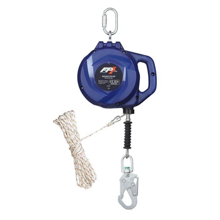 Retráctil Cable Acero 20 m FPX 520