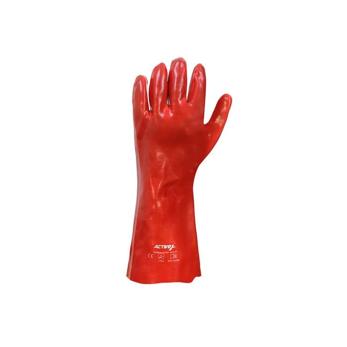 Guante Activex PVC Rojo 14-35 Cms