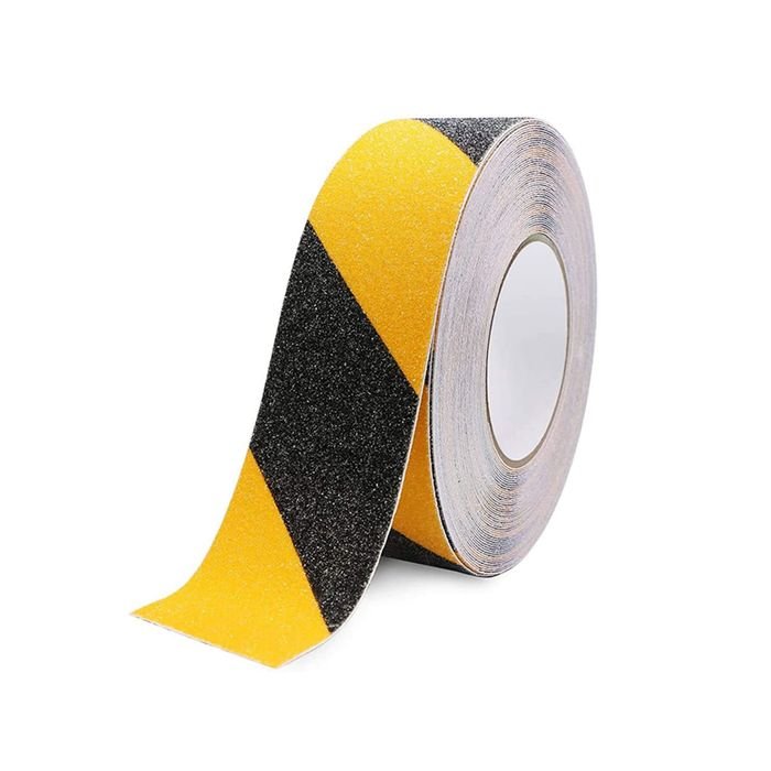 Cinta antideslizante Amarilla /Negra 48mm X 18 Mts