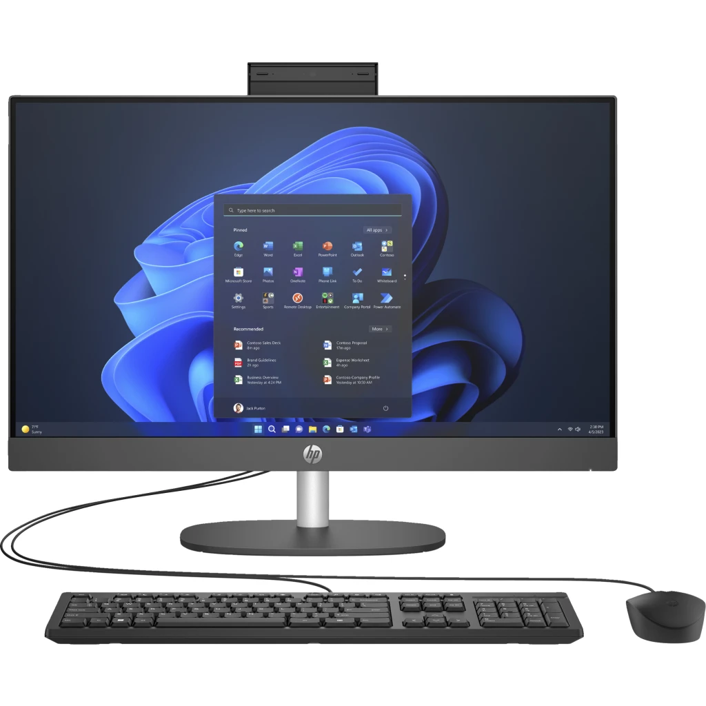 Computador HP AIO ProOne 245 G10 Ryzen 7 7730U 16GB SSD 512GB 23.8" W11P