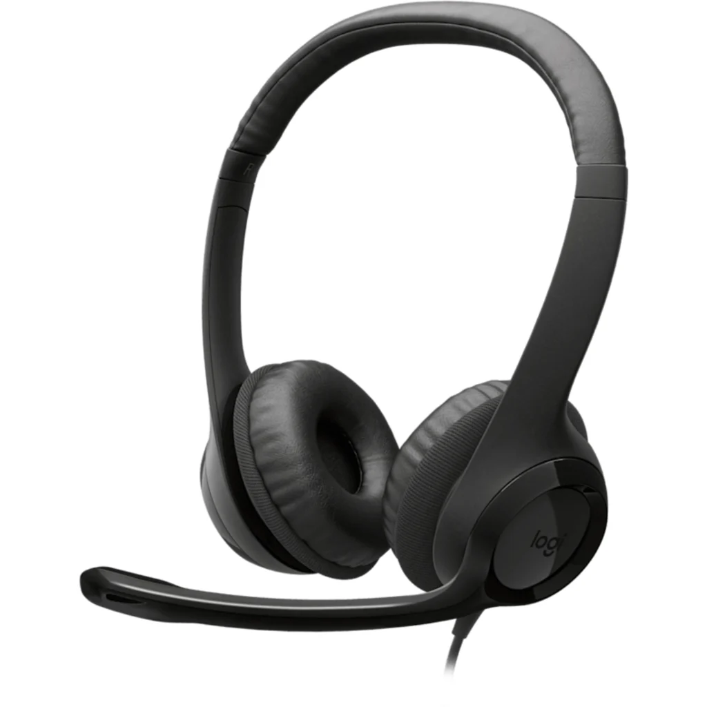 Audífonos Logitech H390 USB-C con Micrófono Negro
