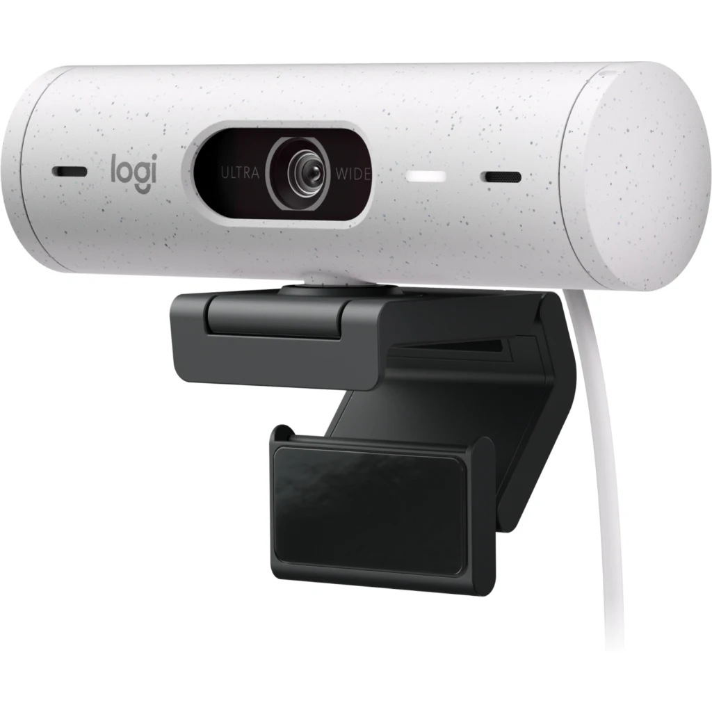 Webcam Logitech Brio 500 4MP Full HD 1080p Micrófono USB-C Blanco