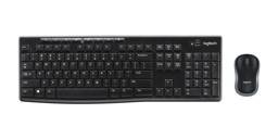 Kit Teclado y Mouse Inalámbrico Logitech MK270 USB Negro